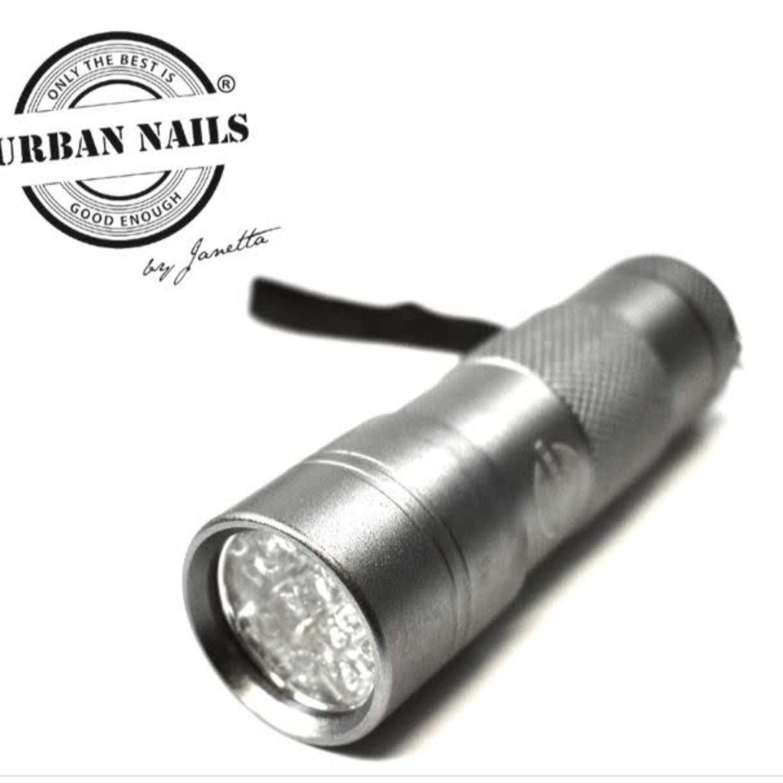 Urban nails Flashlight uv - led black / mini uv lampje zilver