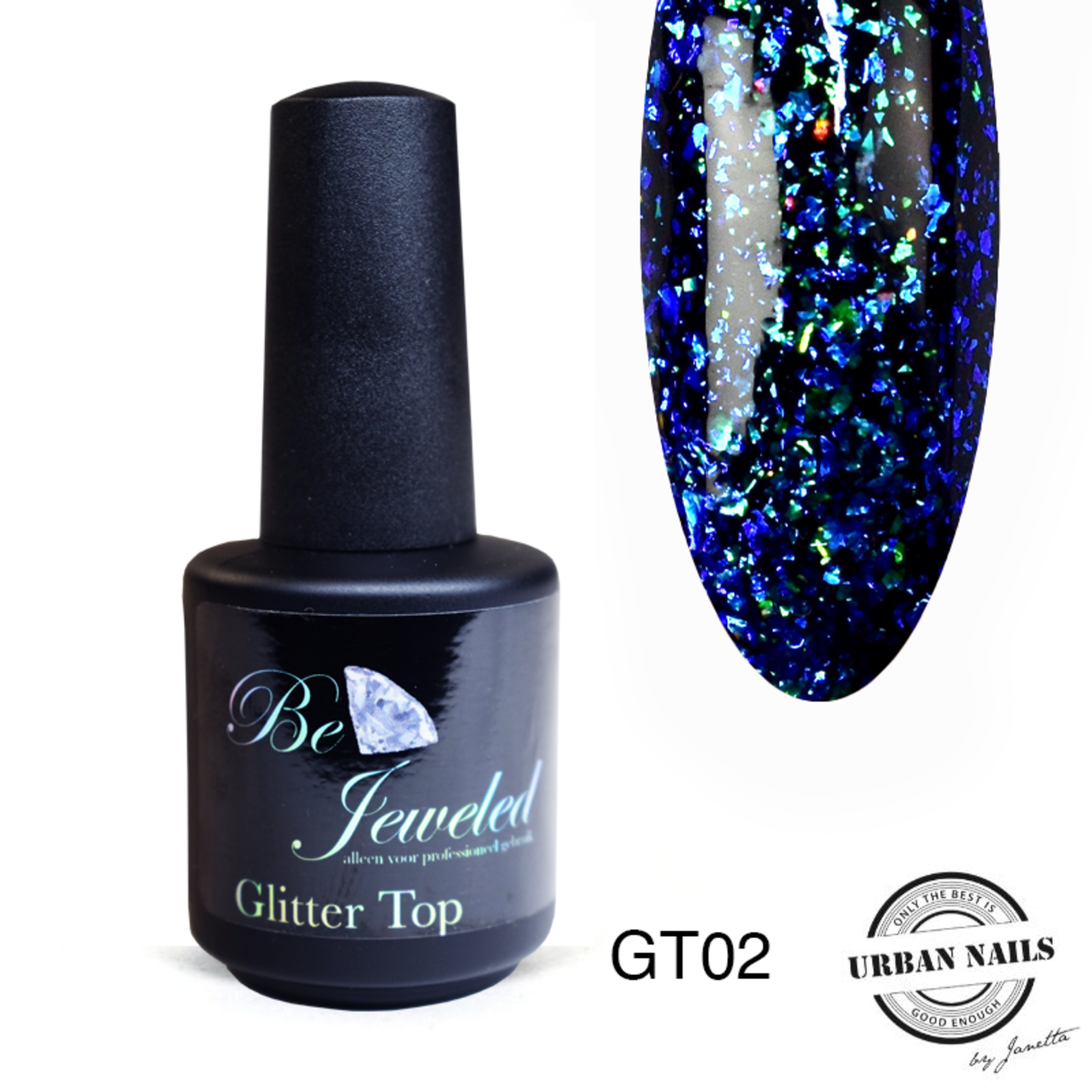 Urban nails Glitter Top Gel GT2