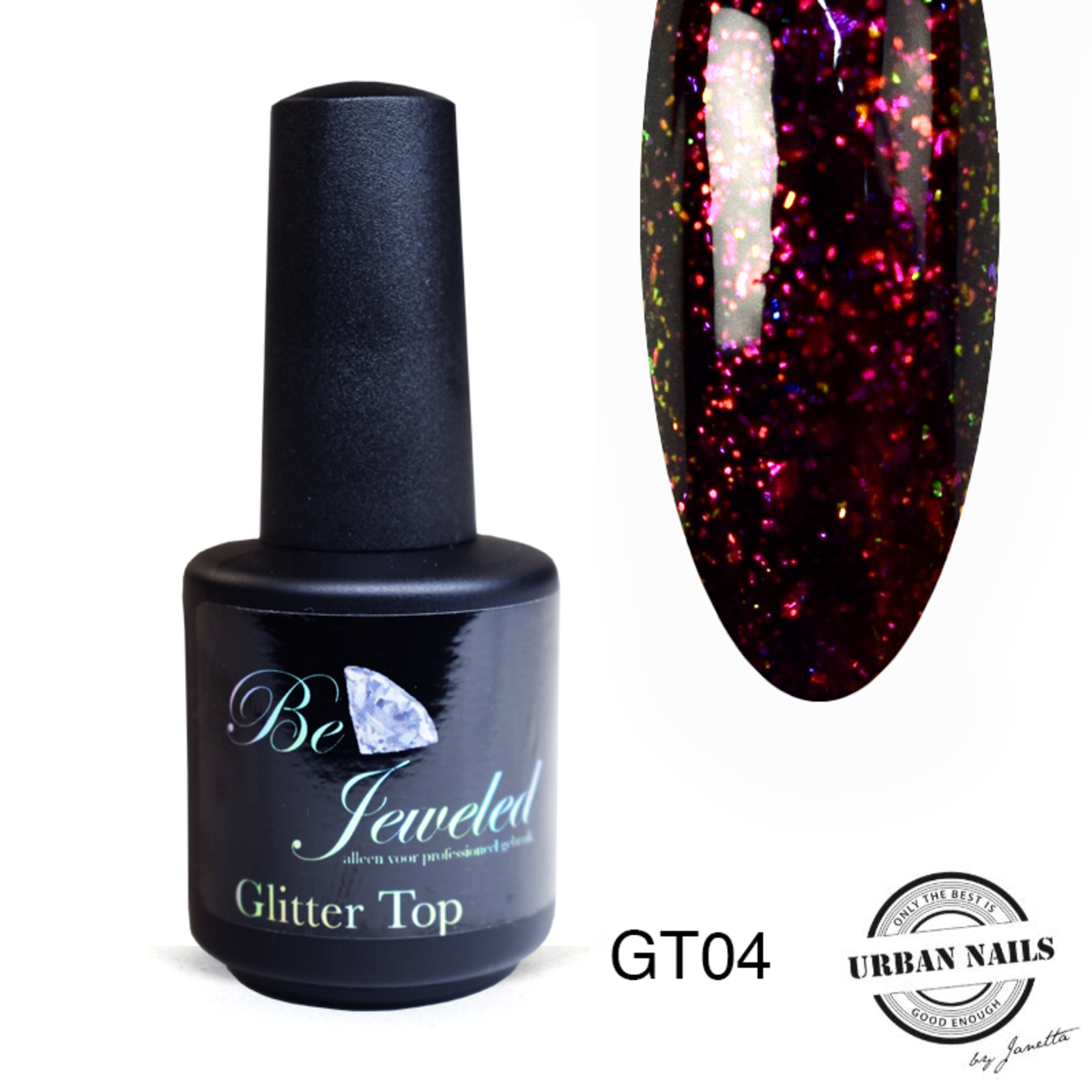 Urban nails Glitter Top Gel GT4