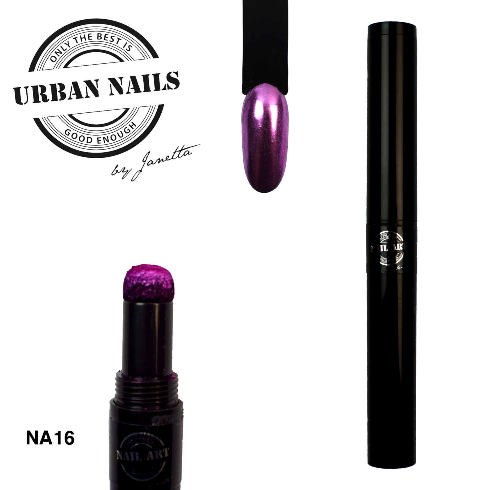 Urban nails Chrome in a pen NA 16