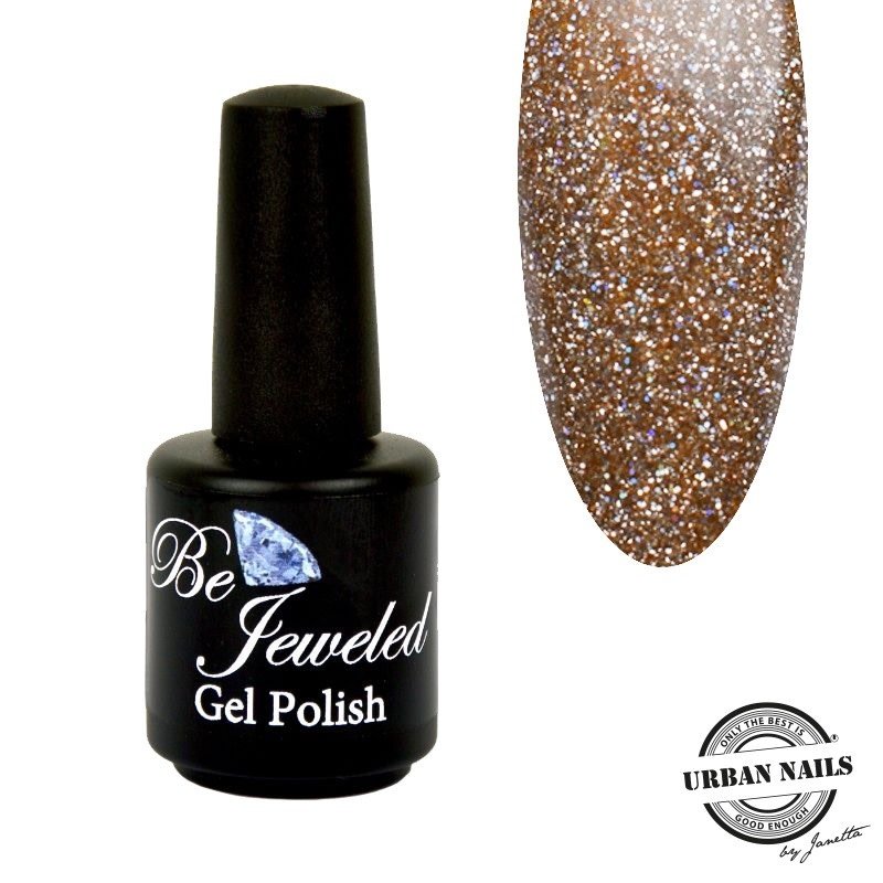 Be Jeweled Gel Polish Reflective 02 gold 15 ml