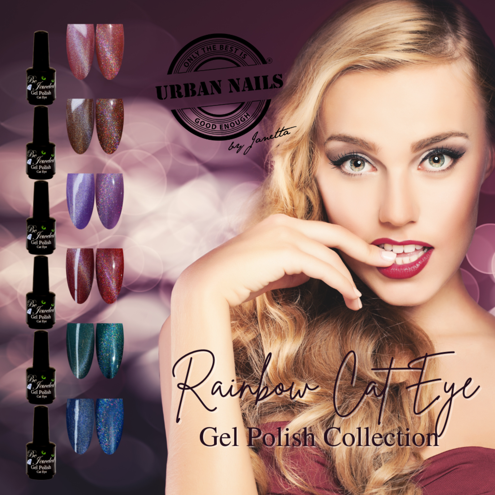 Rainbow Cat Eye Gel Polish Collection