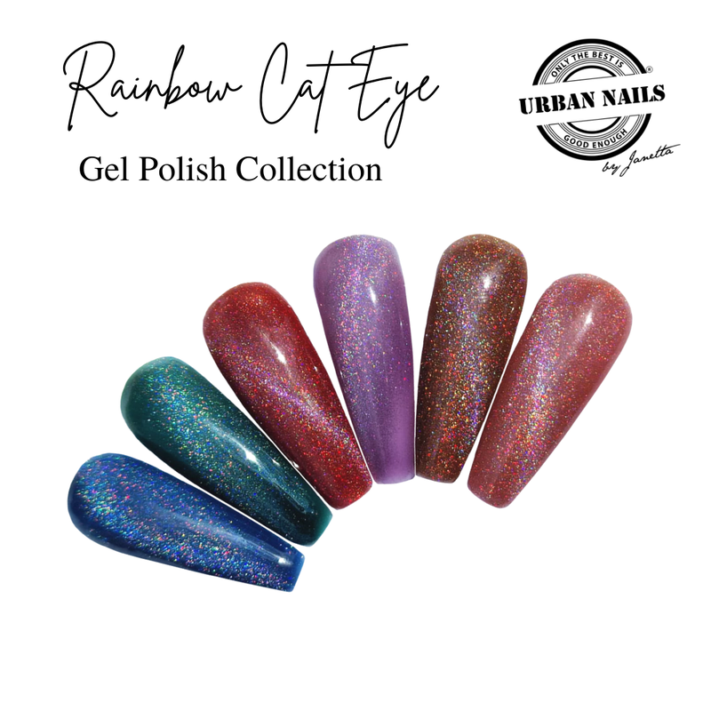 Rainbow Cat Eye Gel Polish Collection