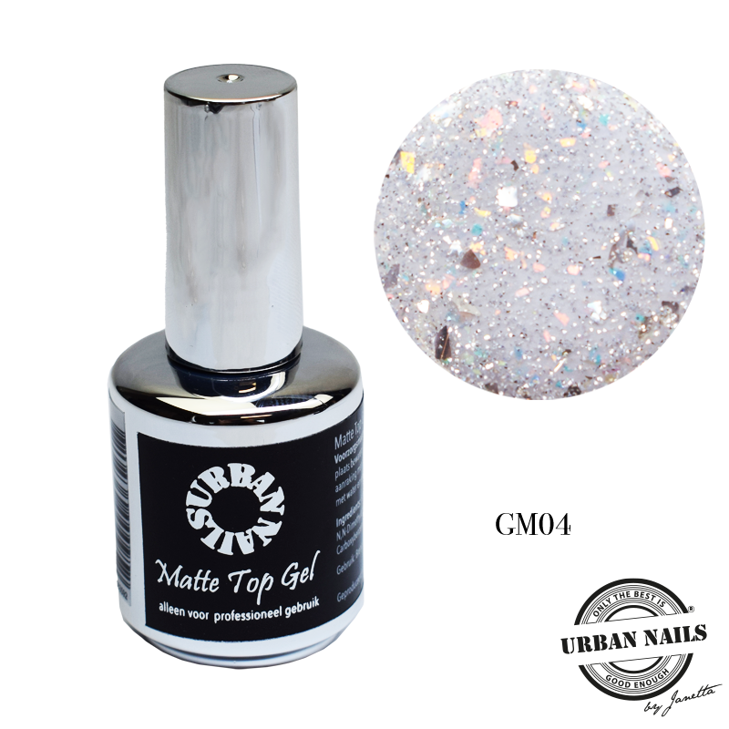 Glitter Mat Top Gel GM4