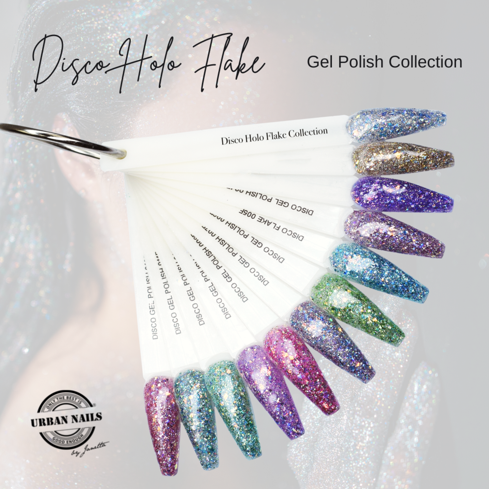 Disco Holo Flake Gel Polisish Collection