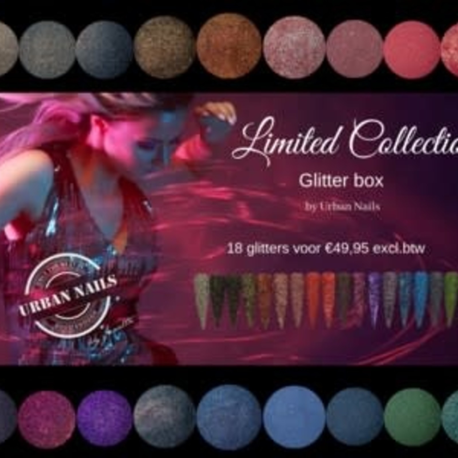 Urban nails Limited Collection Glitter Box