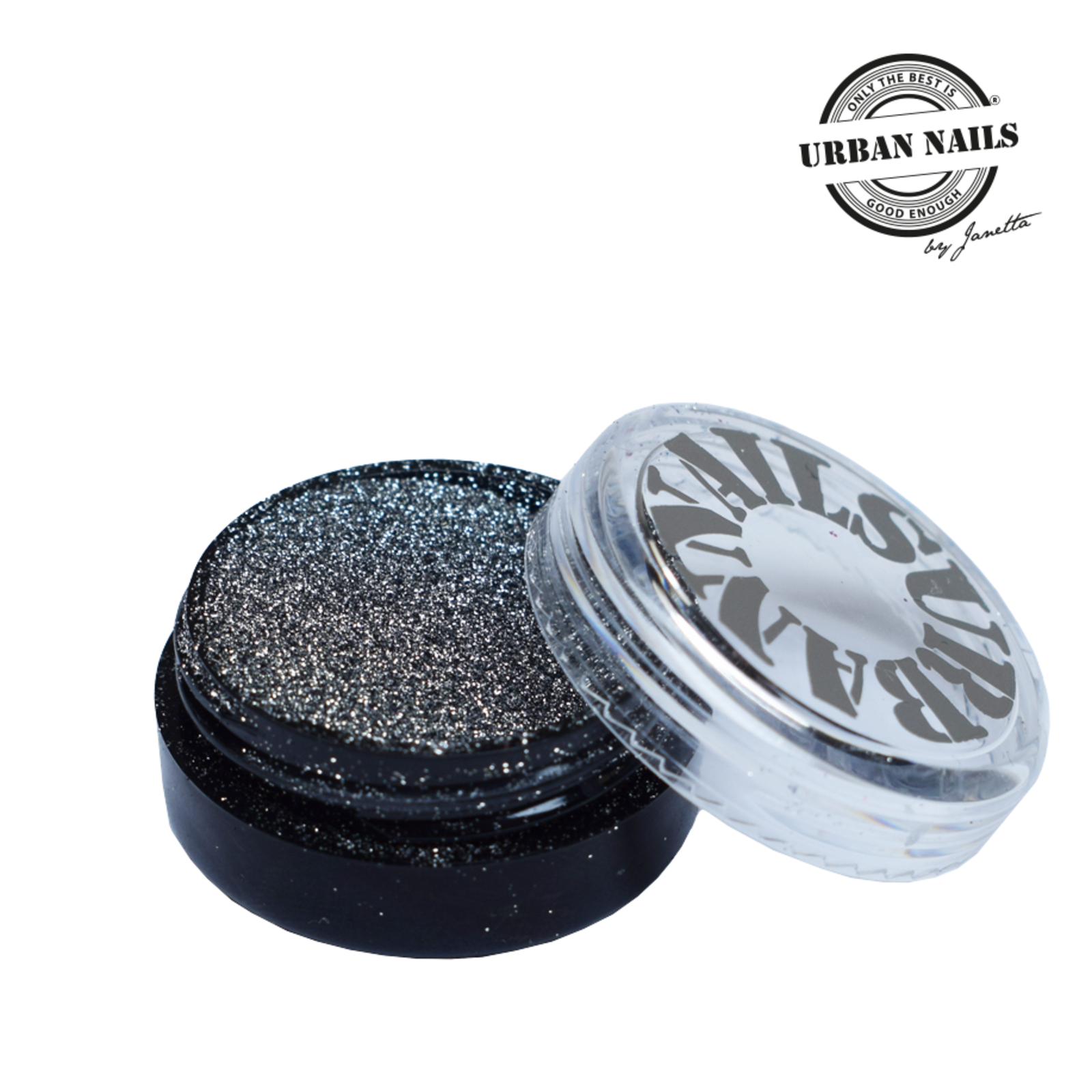 Urban nails Reflective Powder Black 2 gr