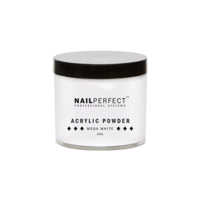 Nail Perfect Acrylic Powder Mega White 25gr