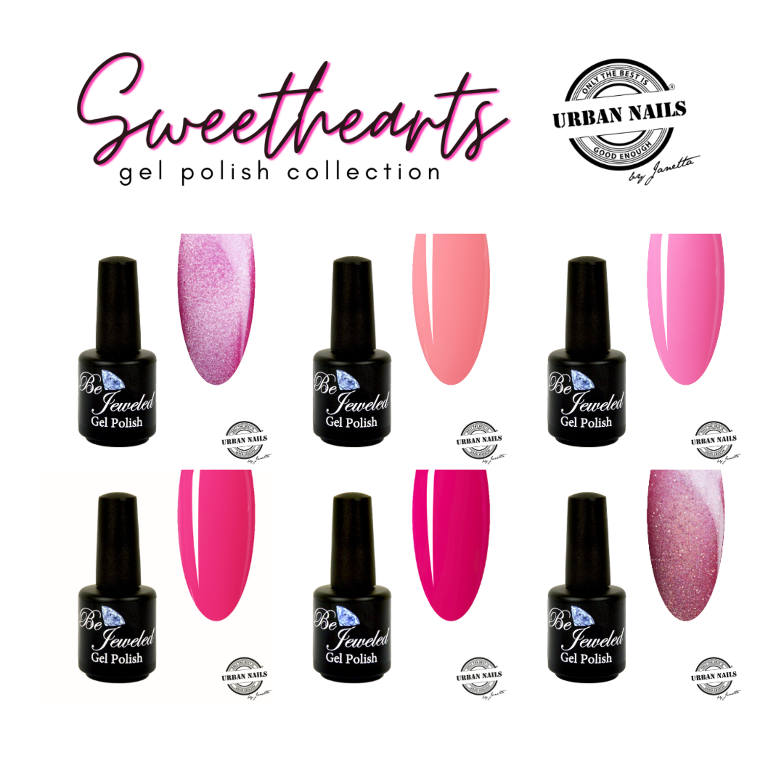 Urban nails Sweethearts Gel Polish Collection