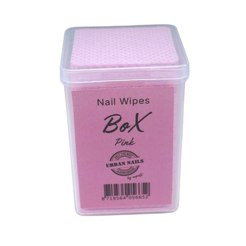 Nail Wipe Box Pink