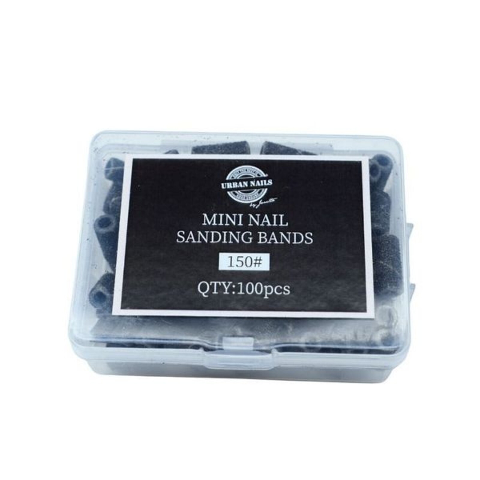 Urban nails Mini Sanding Bands Black 150 (100st)