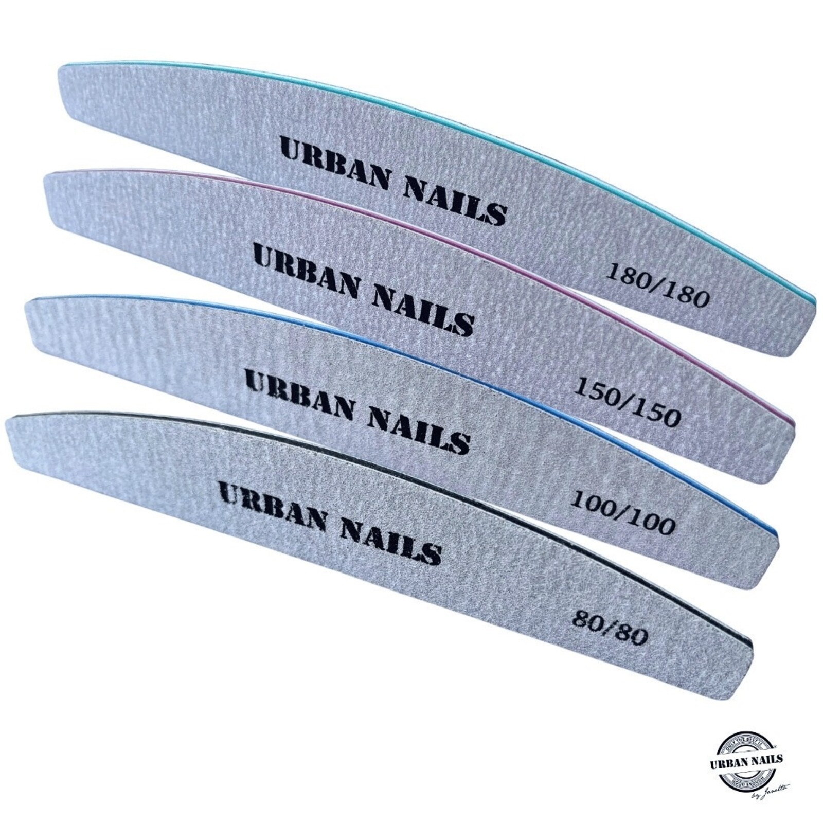 Urban nails HalfMoon Mylar Pink Vijl 100/100 (100 stuks)