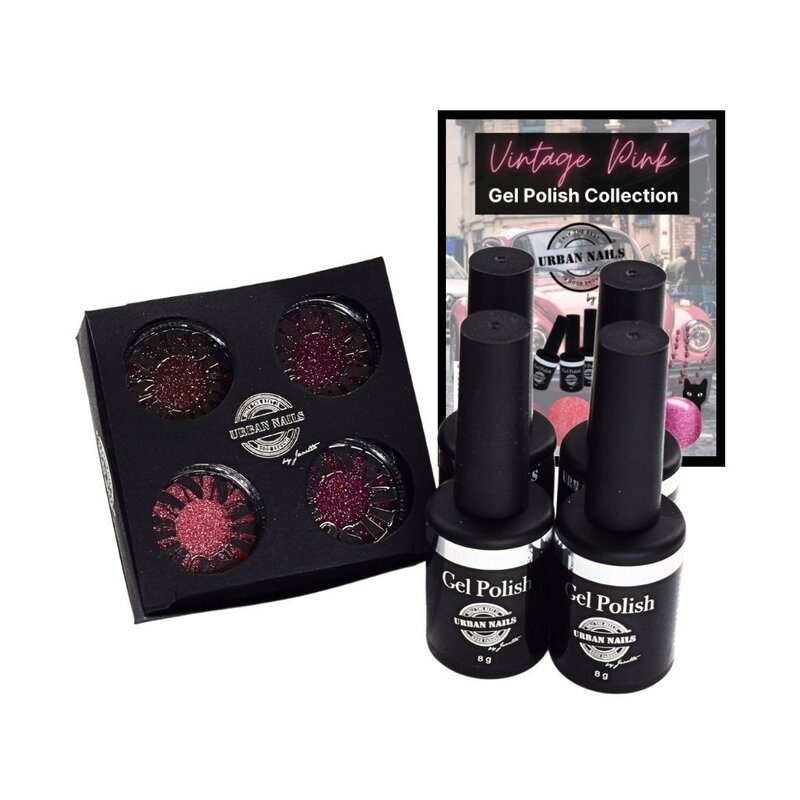 Vintage Pink Glitter Collection