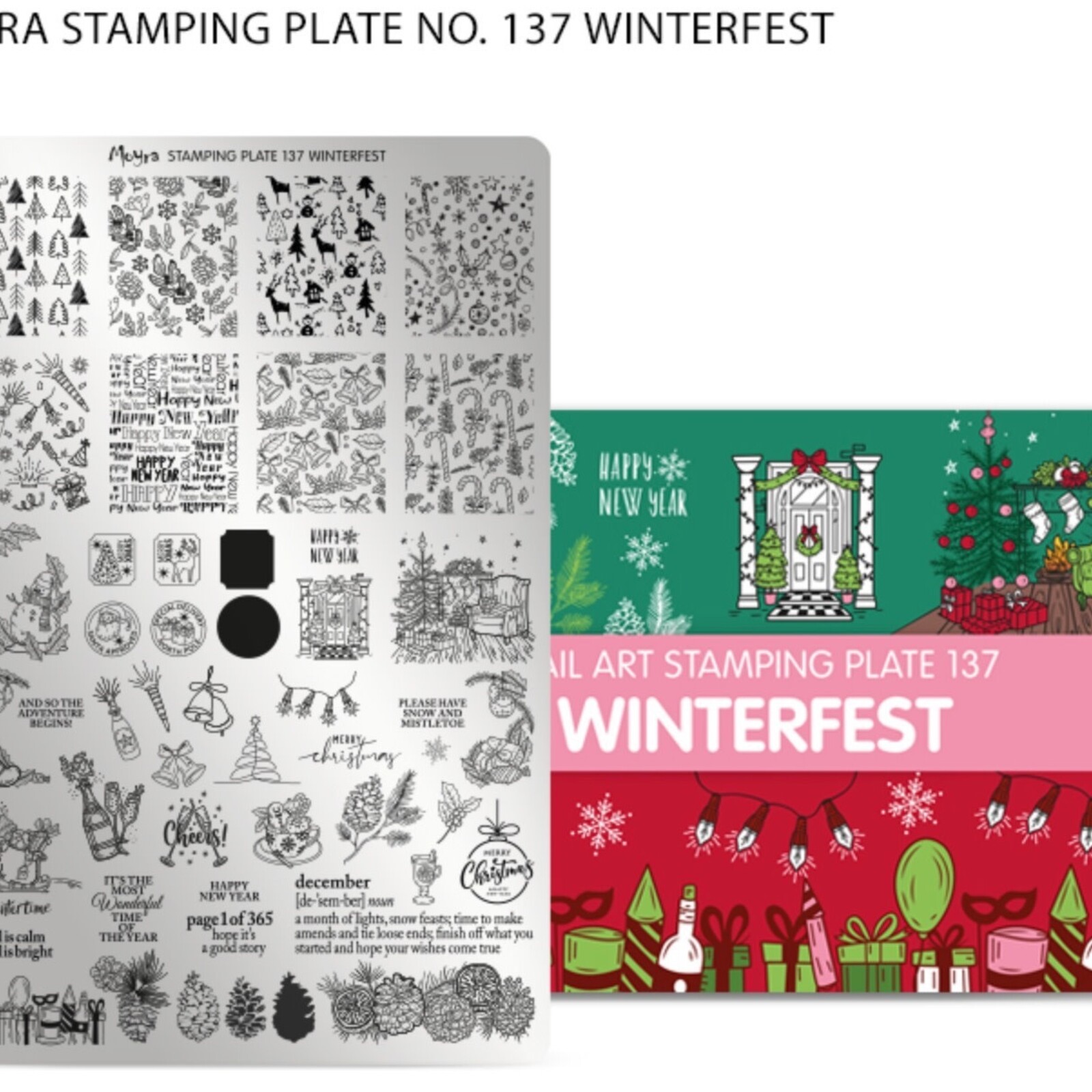Moyra Moyra Stamping Plate 136 Winterfest