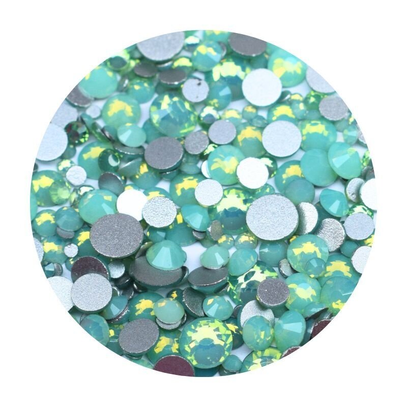 Rhinestone Opal Green