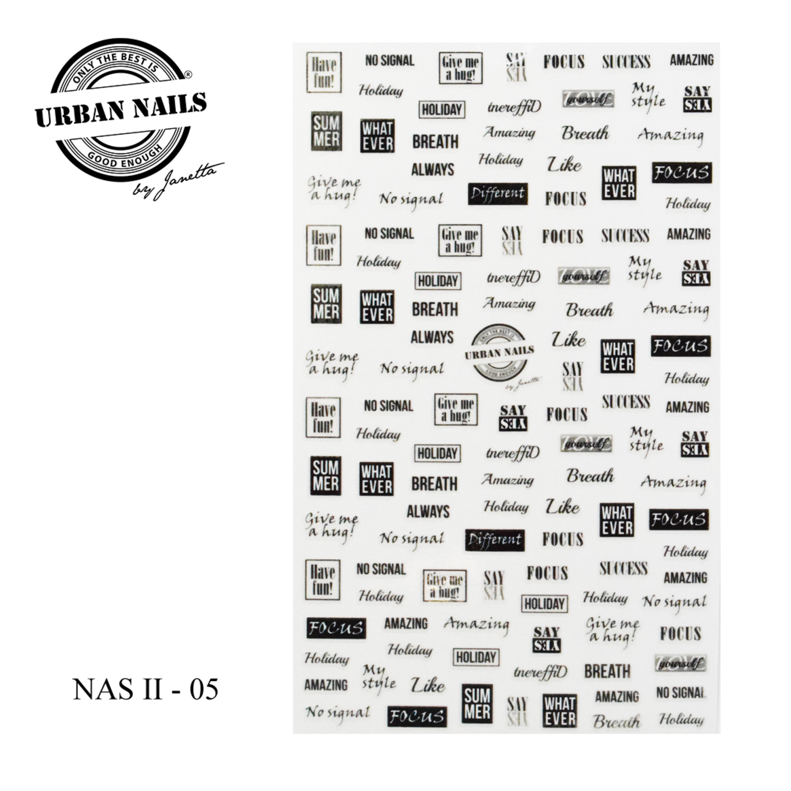 Urban nails Nailart Sticker NASll-05