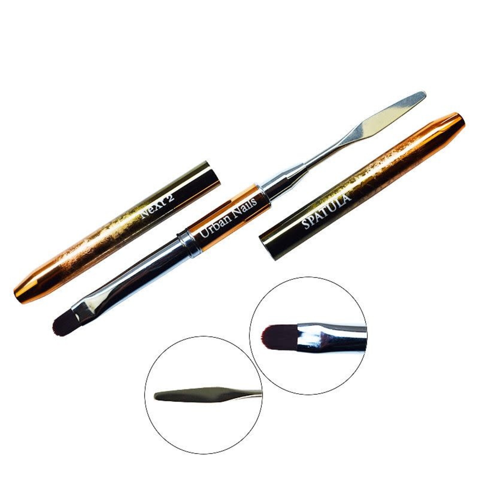 Rosegold Double Brush 2 Penseel