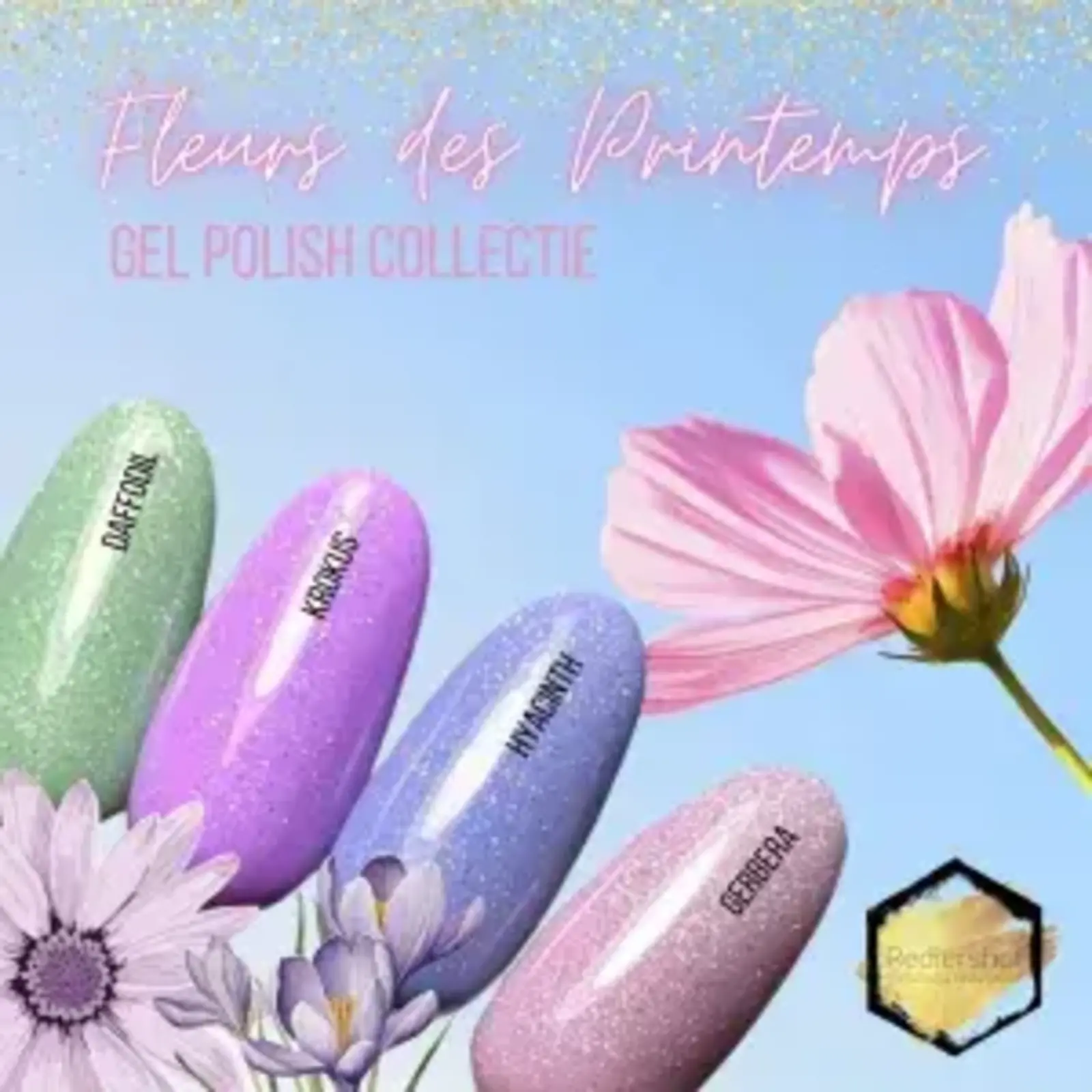 Rediershof Rediershof 'Fleurs des Printemps' Gel Polish Collection 4x10ml