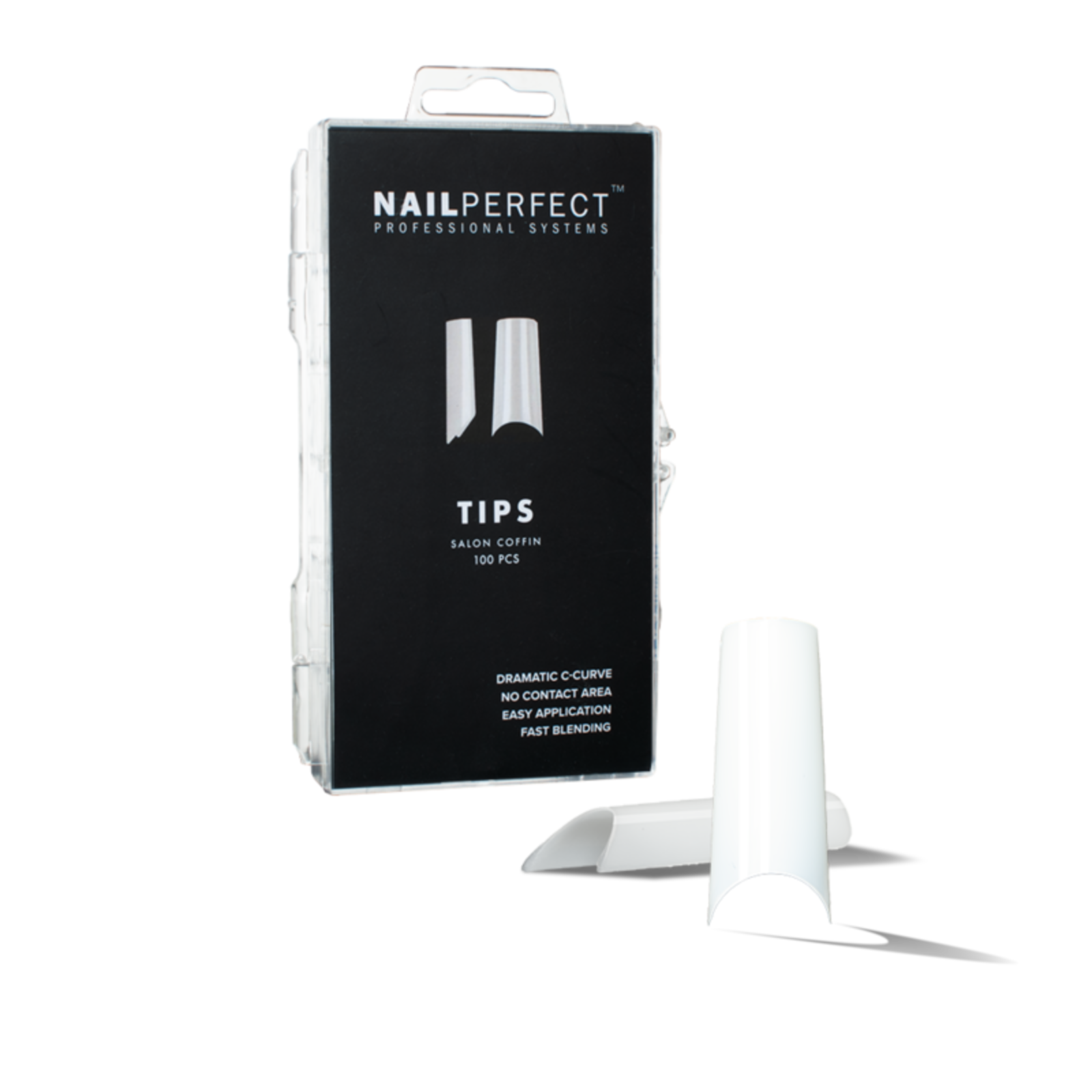 NailPerfect Nail Perfect Salon Coffin Tips 100 Stuks