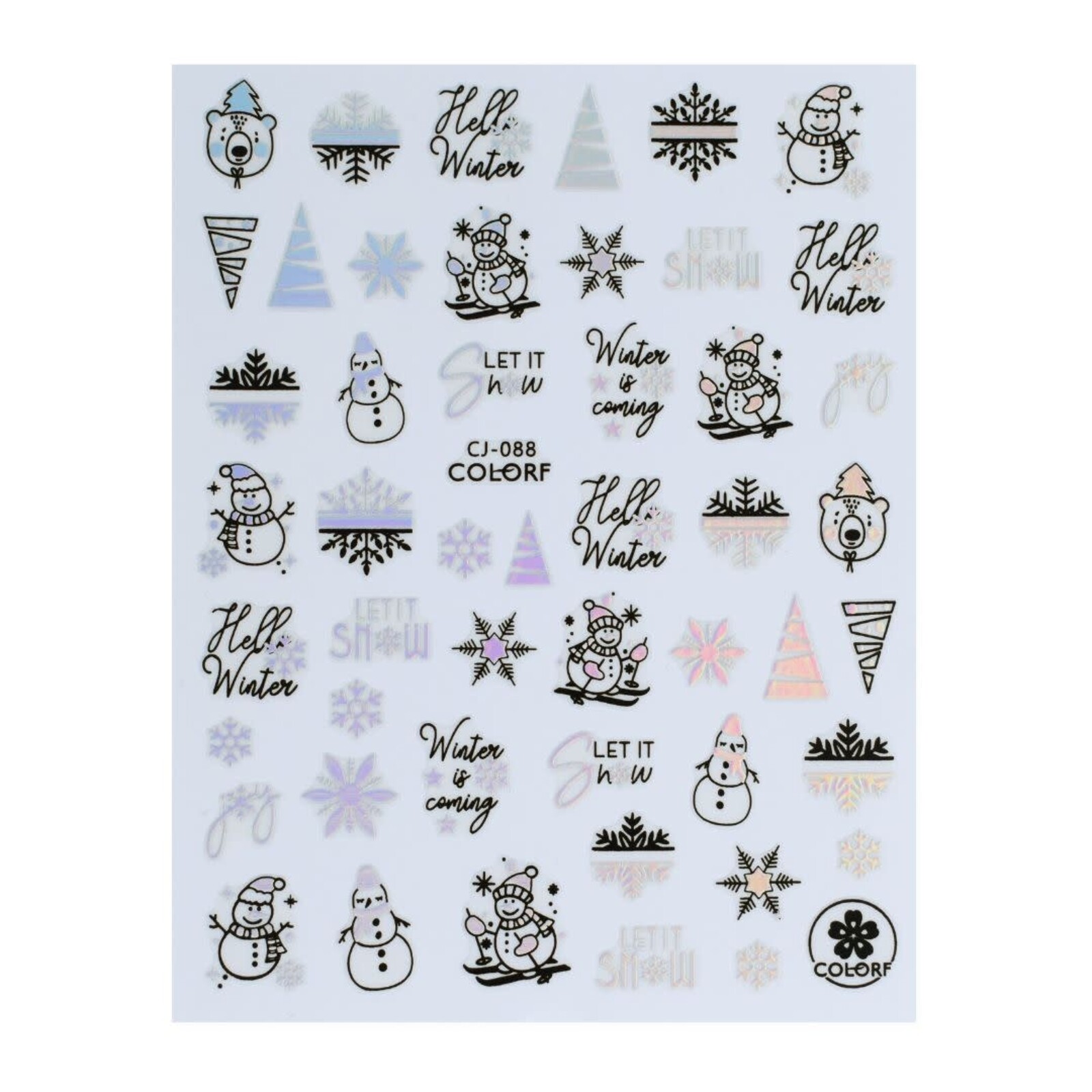 Urban nails Nail Art Sticker NAlll 05 Silver