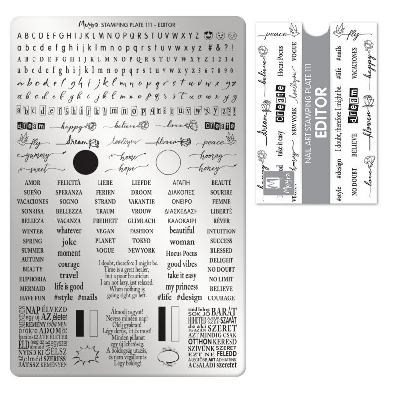 Moyra Stamping Plate Editor 111