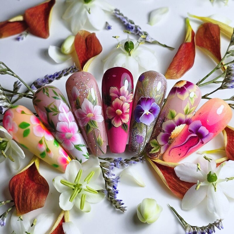 Petral Perfection: One Stroke Workshop 14 September Met Iris
