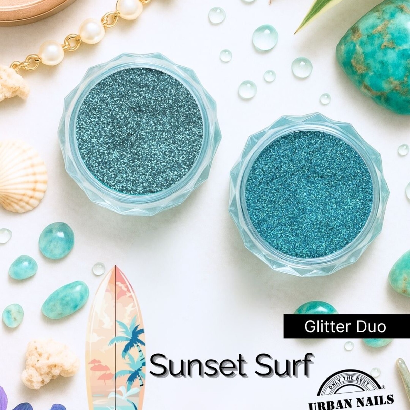 Sunset Surf Duo Glitter