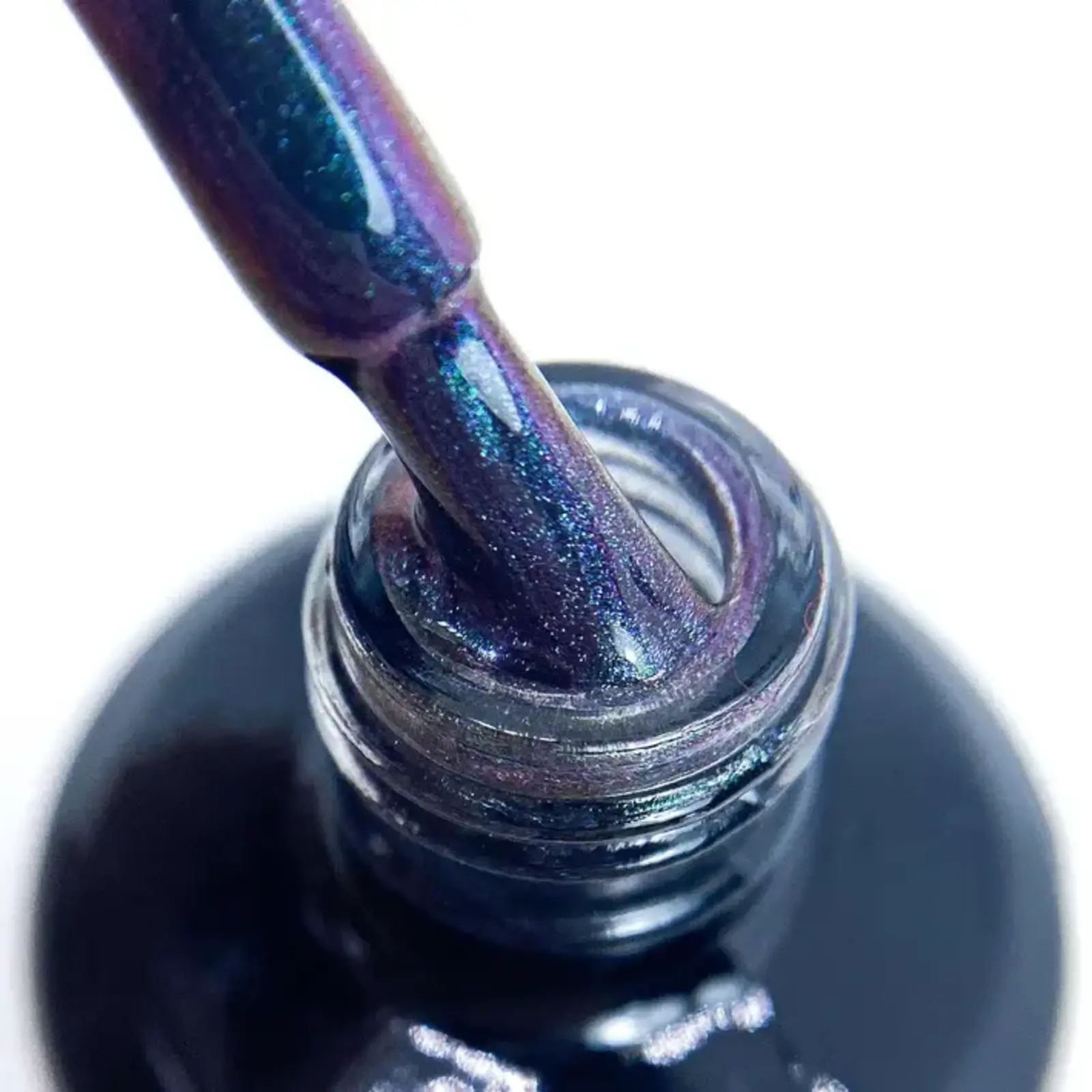 Seduce Seduce® Gelpolish | SN135 | 8D Green/Purple Galaxy | Cat Eye