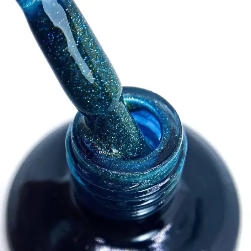 Seduce® Gelpolish | SN132 | Blue/Green Sparkling | Cat Eye