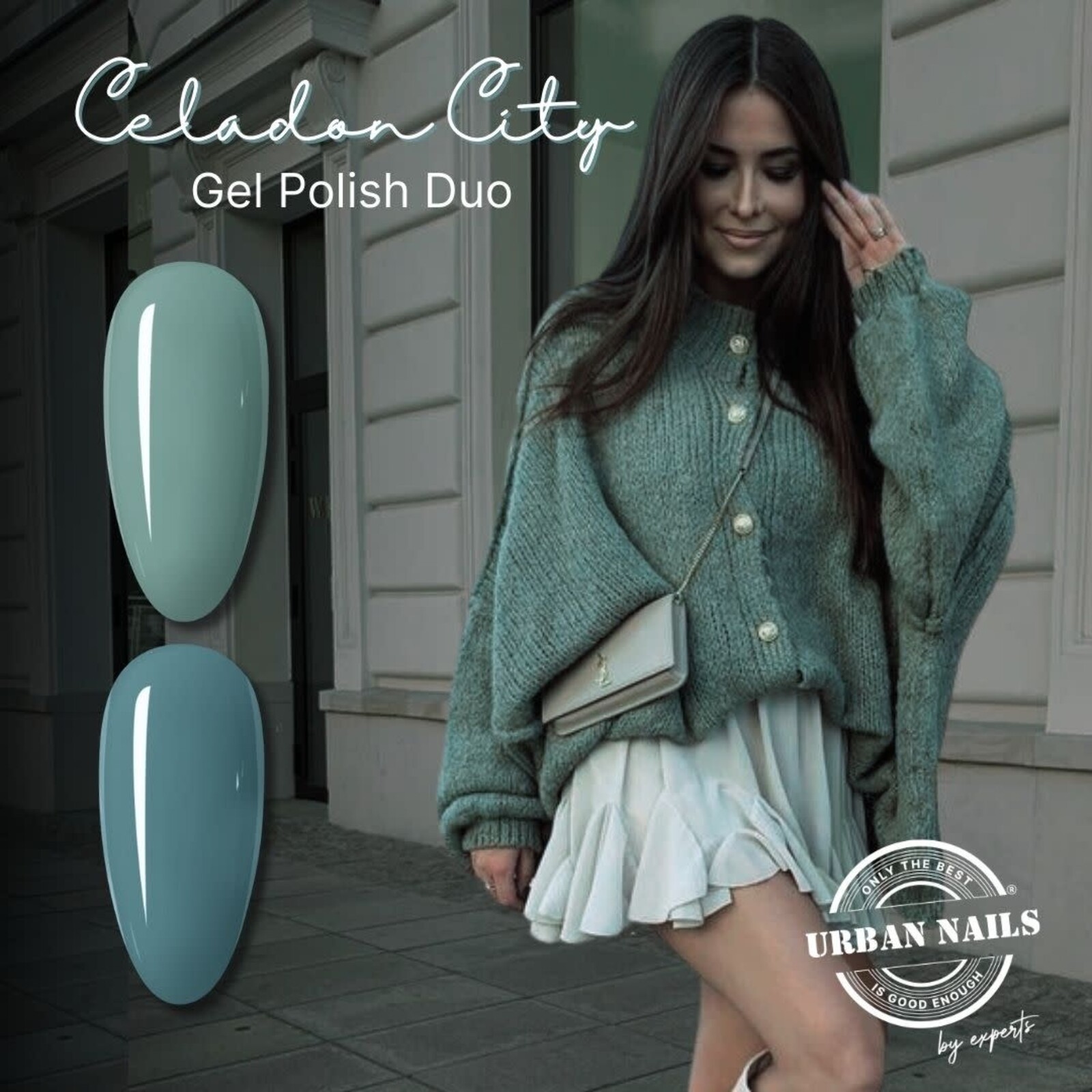 Urban nails Celadon City Gel Polish Duo