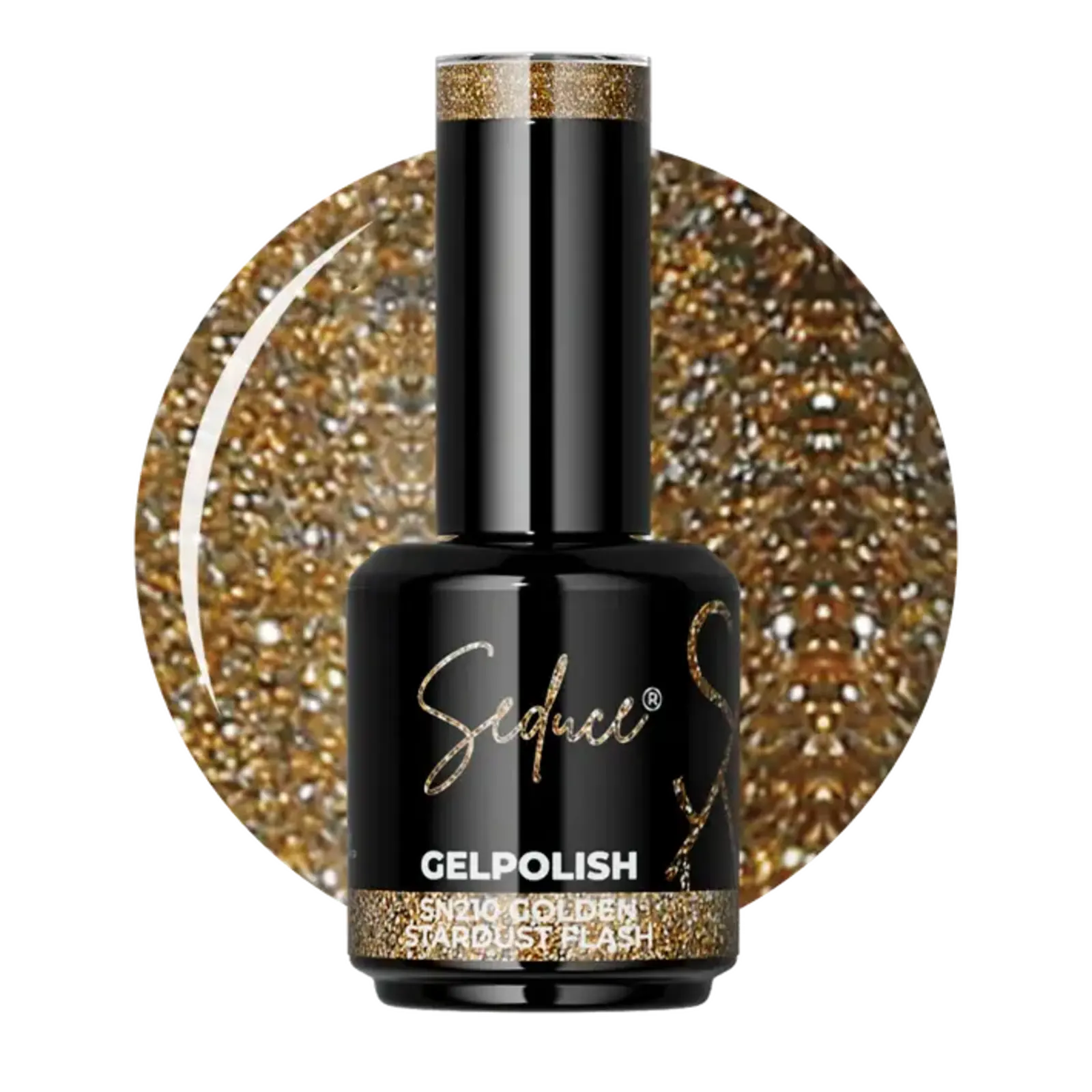 Seduce Seduce® Gelpolish | SN210 | Golden Stardust Flash