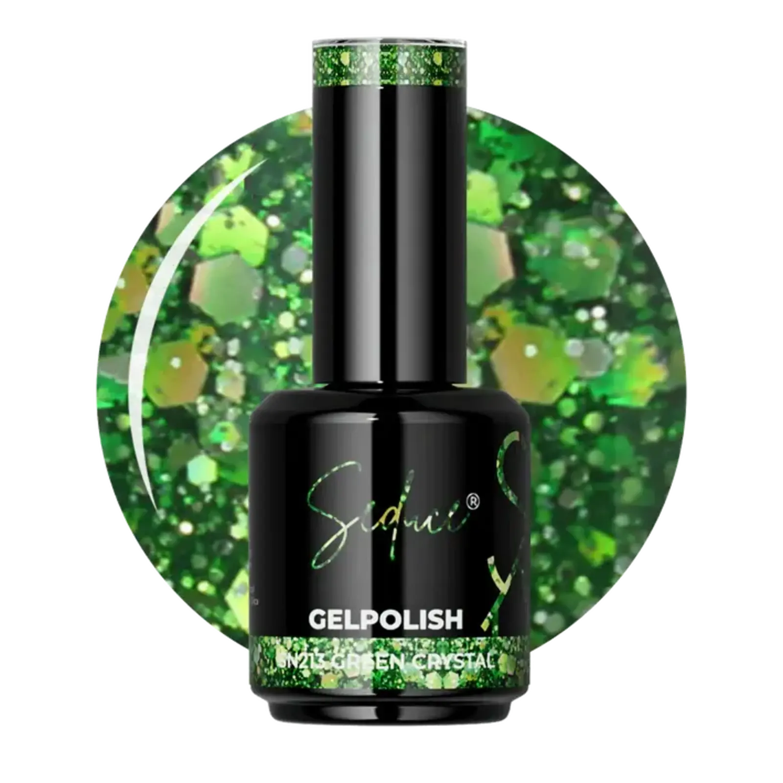 Seduce Seduce® Gelpolish | SN213 | Green Crystal