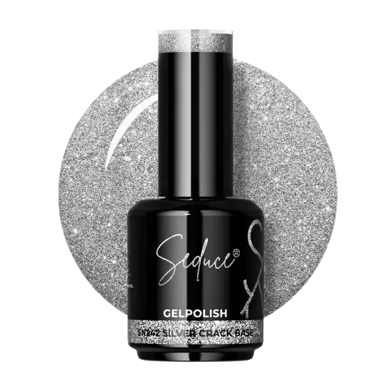 Seduce® Gelpolish | SN242 | Crack Base | Silver