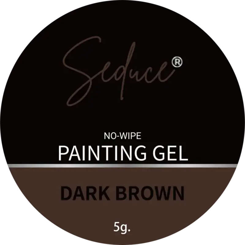 Seduce® Painting gel | DARK BROWN | No-wipe