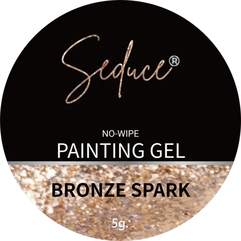 Seduce® Painting gel | BRONZE SPARK | No-wipe