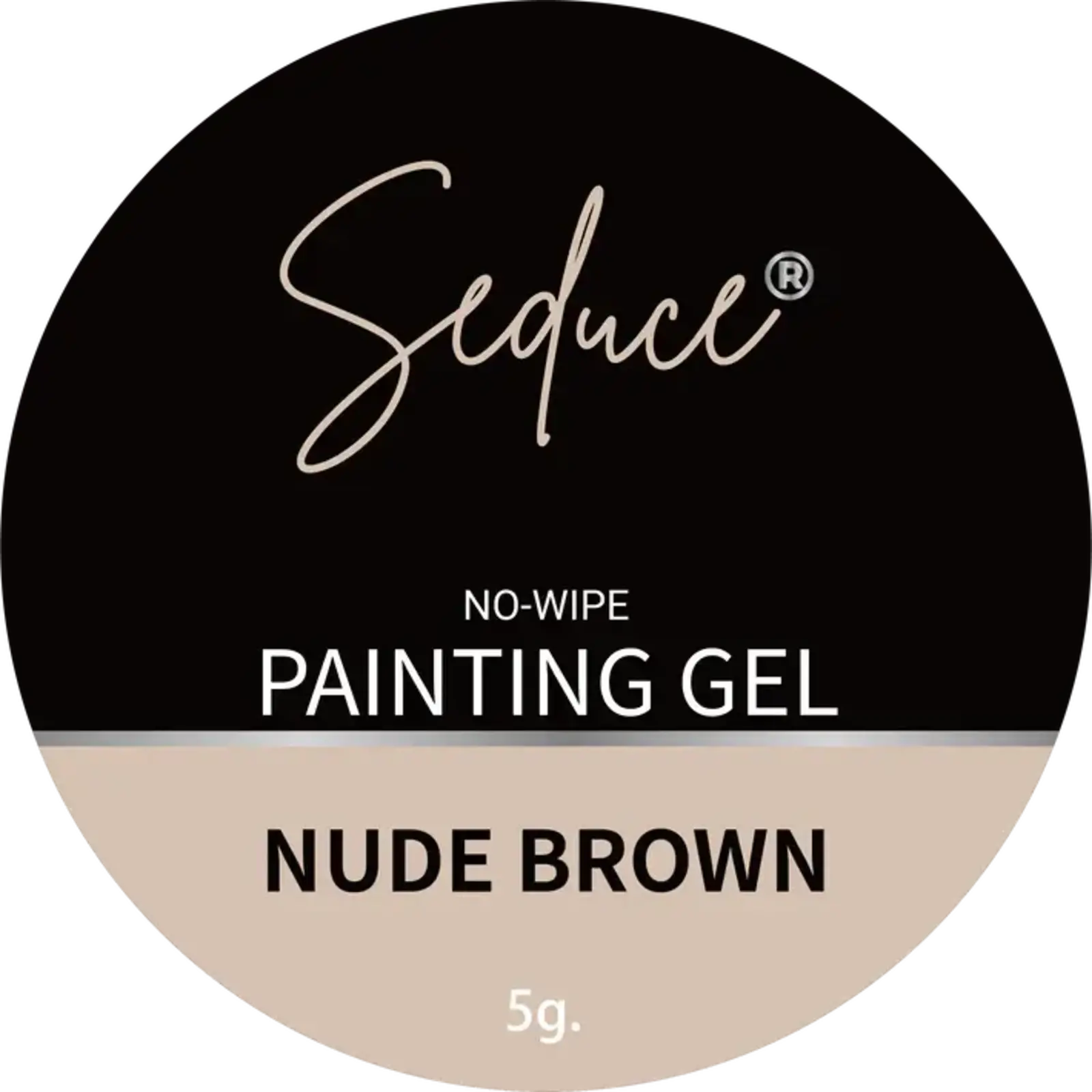 Seduce Seduce® Painting gel | NUDE BROWN | No-wipe