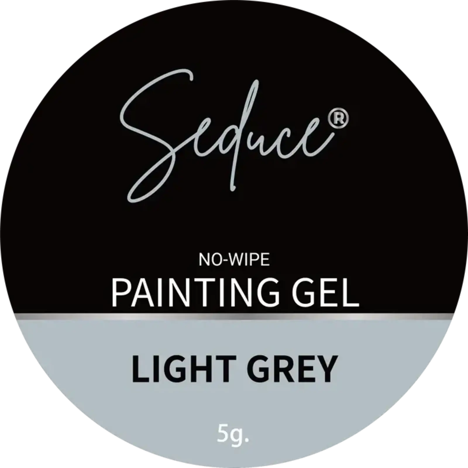 Seduce Seduce® Painting gel | LIGHT GREY | No-wipe