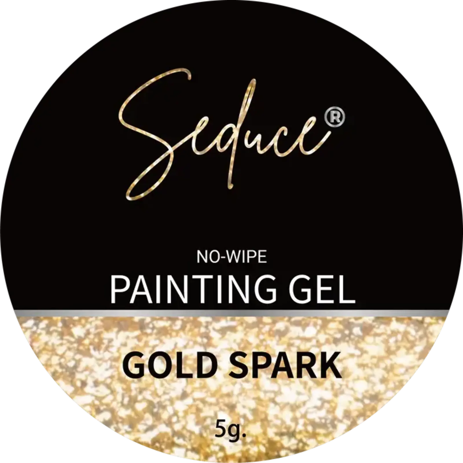 Seduce Seduce® Painting gel | GOLD SPARK | No-wipe