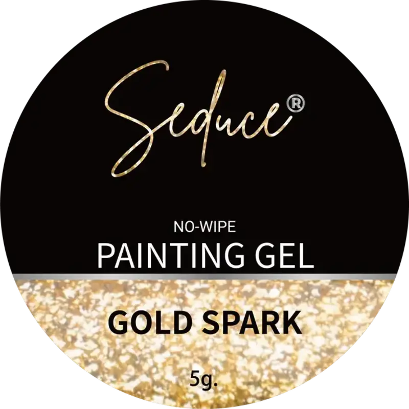 Seduce® Painting gel | GOLD SPARK | No-wipe