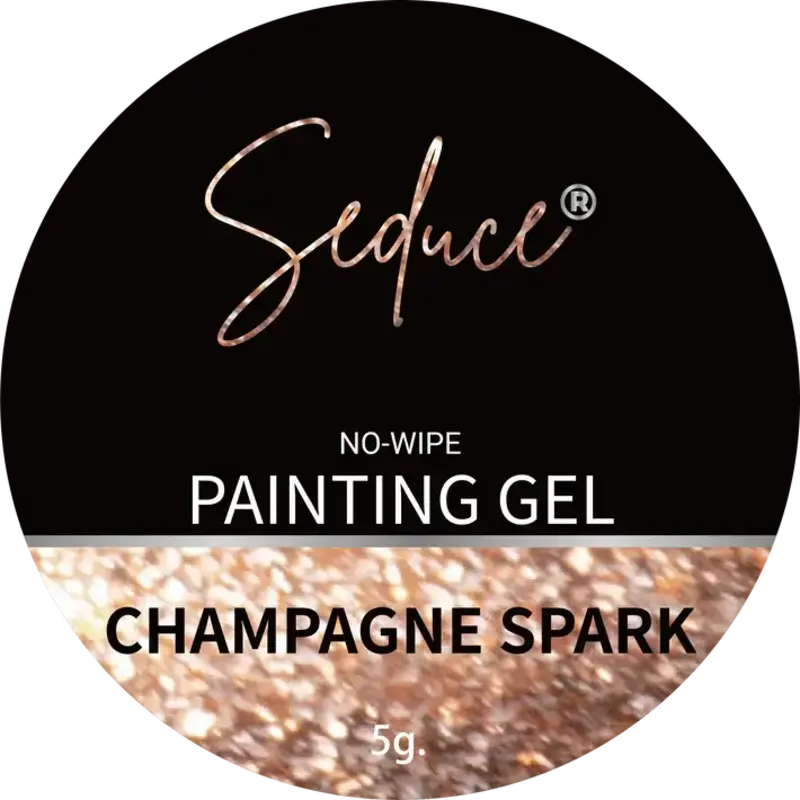 Seduce® Painting gel | SILVER SPARK | No-wipe