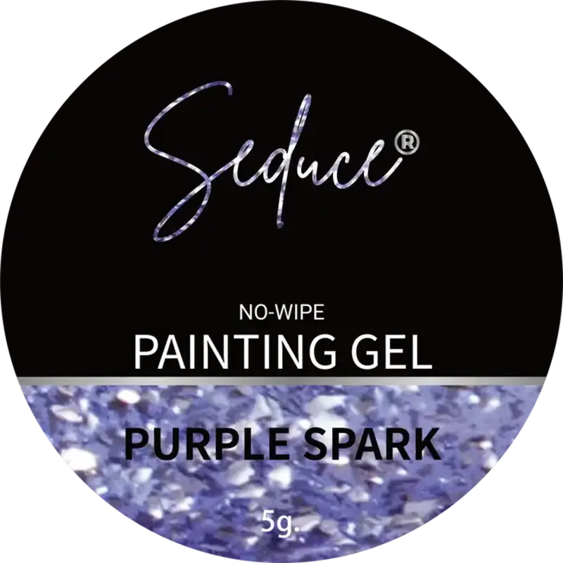 Seduce® Painting gel | PURPLE SPARK | No-wipe