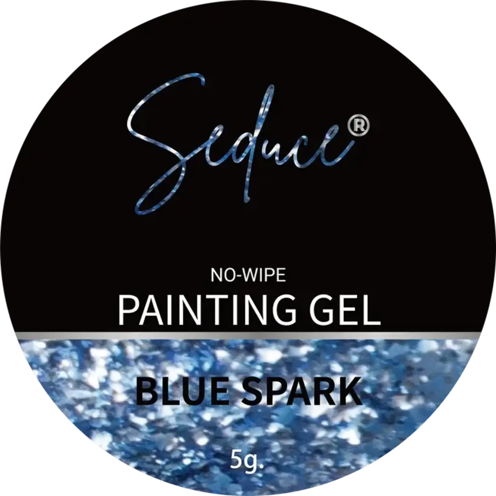 Seduce Seduce® Painting gel | BLUE SPARK | No-wipe