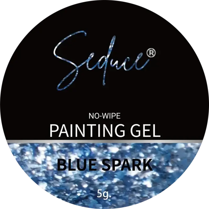 Seduce® Painting gel | BLUE SPARK | No-wipe