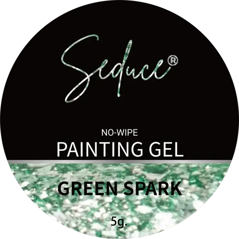 Seduce® Painting gel | GREEN SPARK | No-wipe