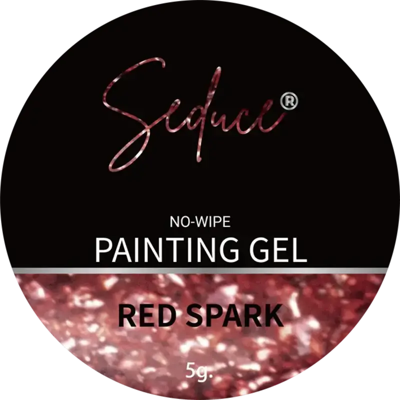 Seduce® Painting gel | RED SPARK | No-wipe
