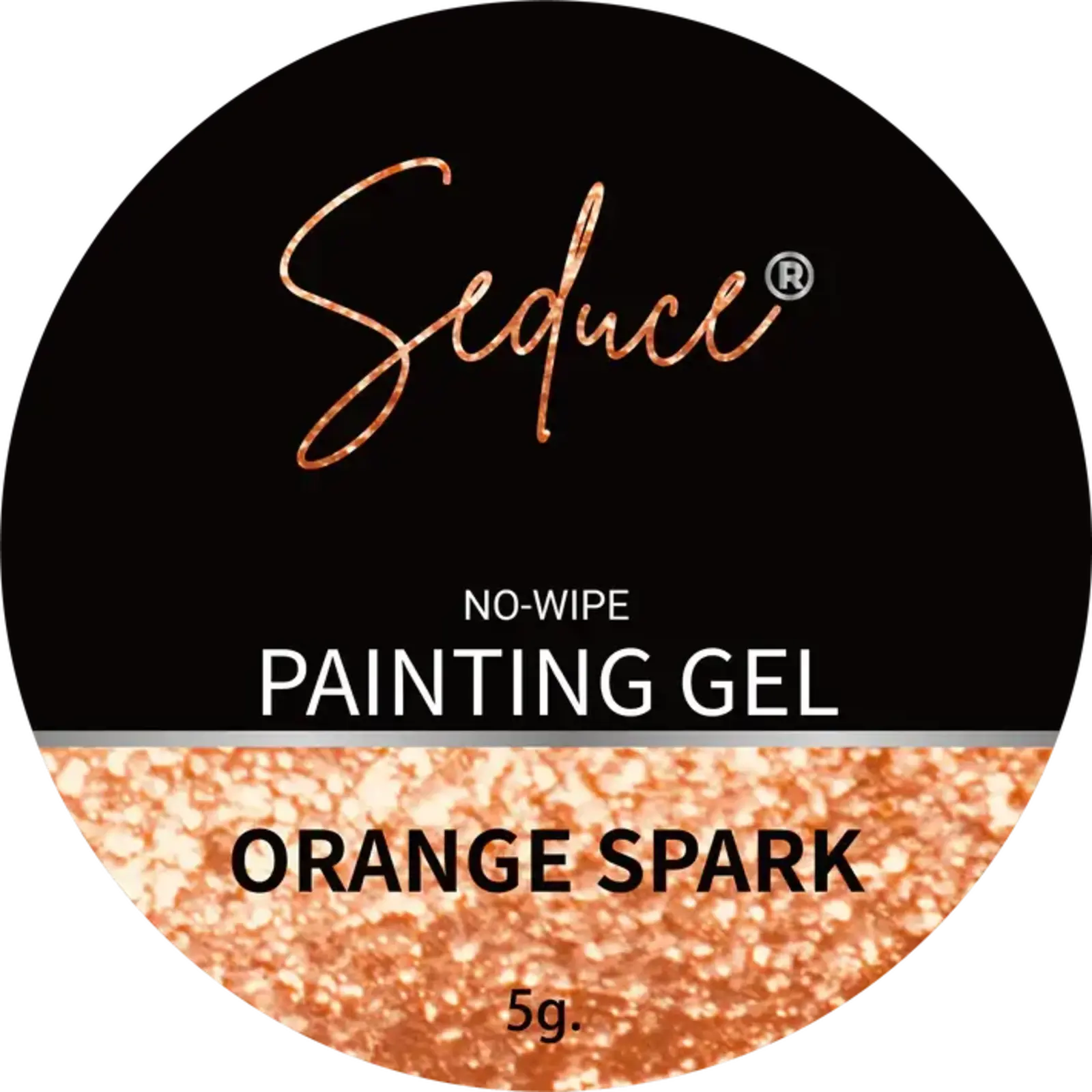 Seduce Seduce® Painting gel | ORANGE SPARK | No-wipe