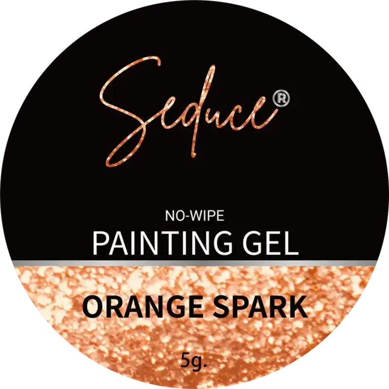 Seduce® Painting gel | ORANGE SPARK | No-wipe