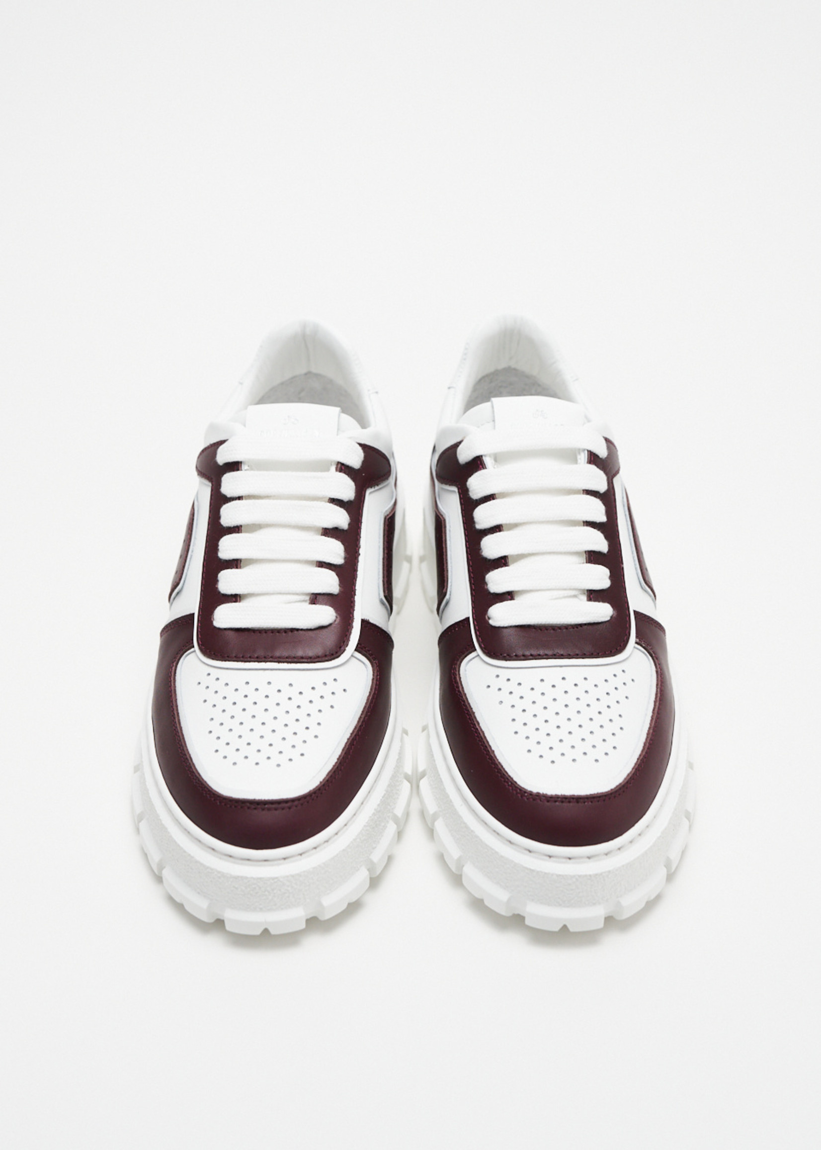 Copenhagen Shoes CPH332 Leather mix bordeaux/white