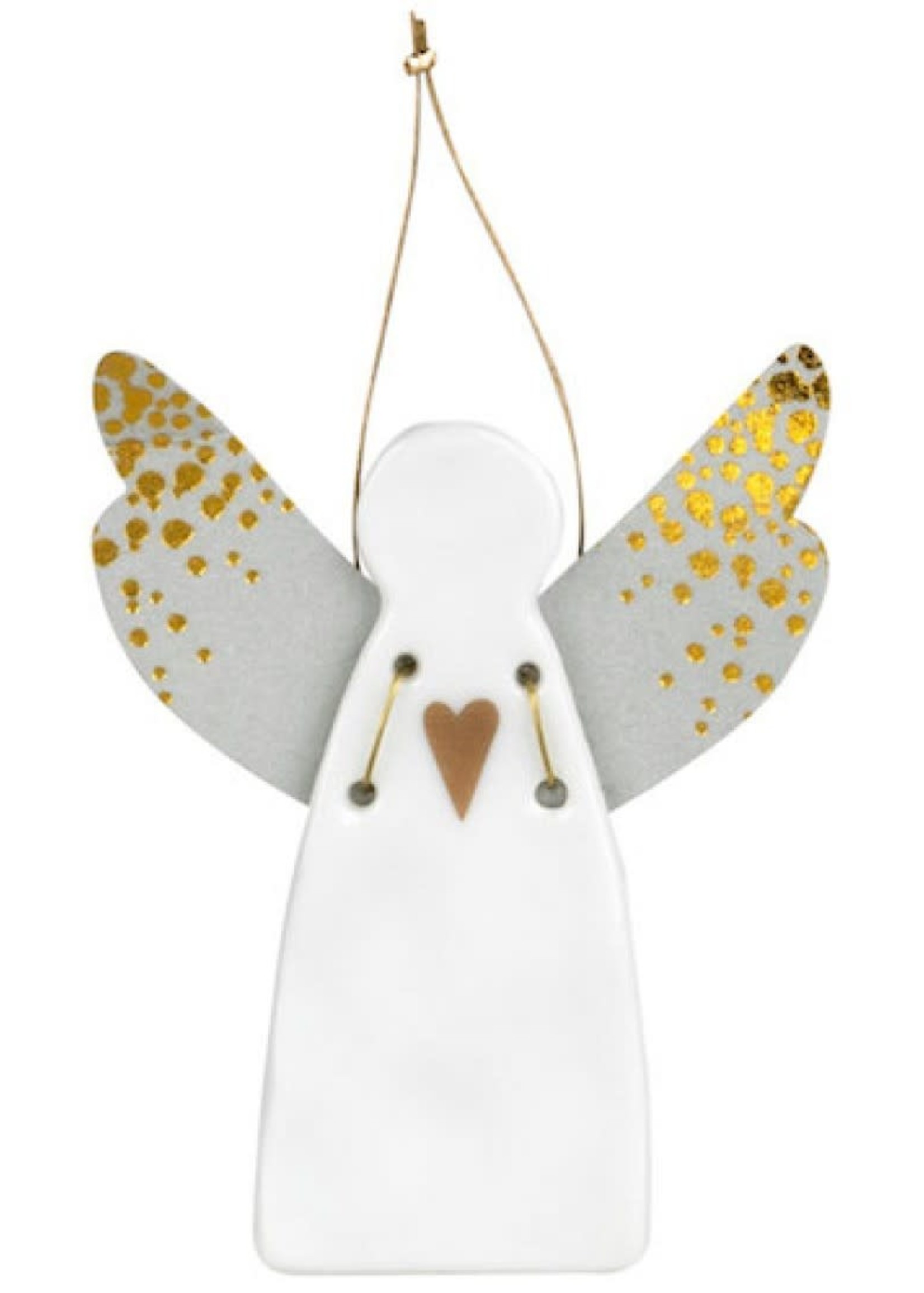 Rader Guardian Angel mini heart gold 4,5x5,5 cm