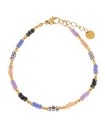 Label Kiki Lavender rainbow bracelet gold